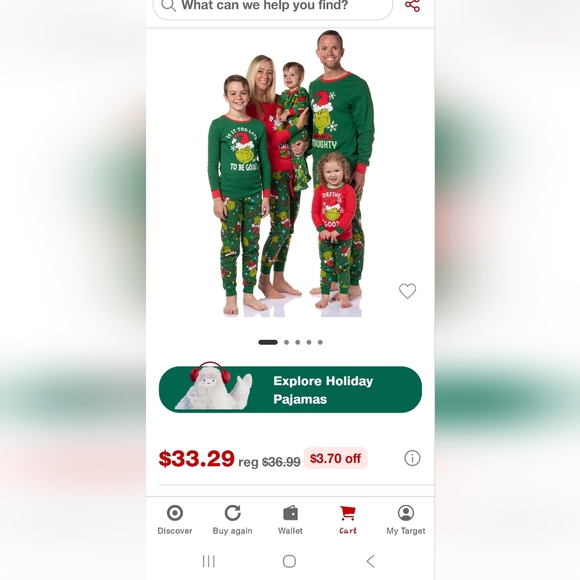 Grinch Family Christmas Pajamas Set - Picture 2 of 12